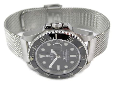 rolex mesh band